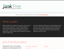 Tablet Screenshot of jankfree.org